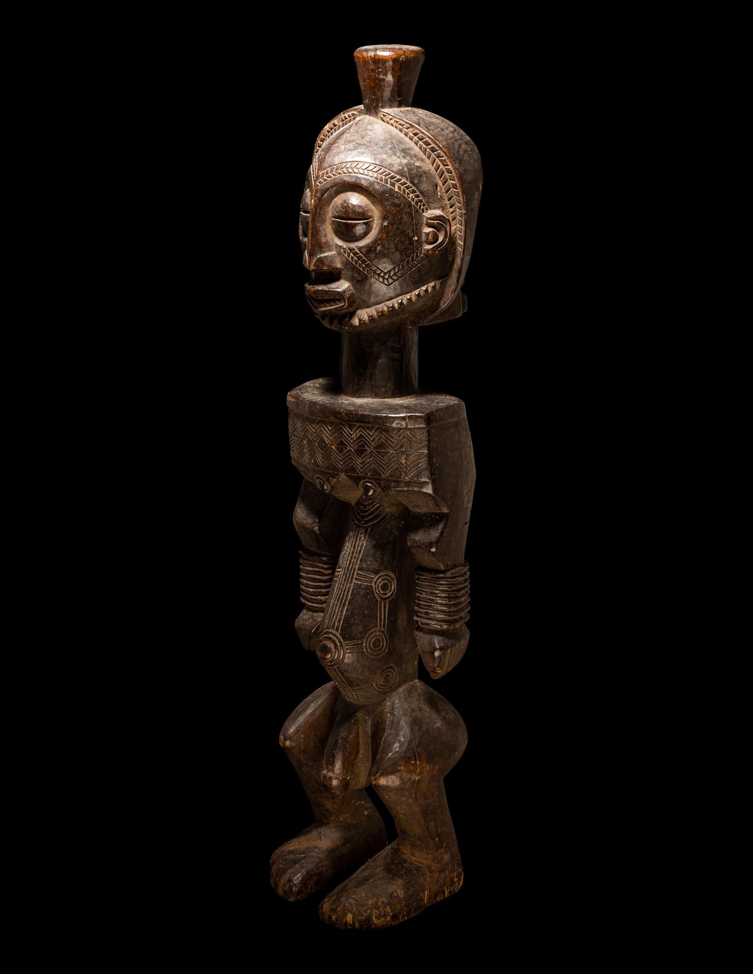 A Central African Wood Male Figure