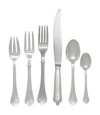 A Puiforcat Silver-Plate Flatware Service