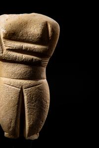 A Cycladic Marble Female Torso