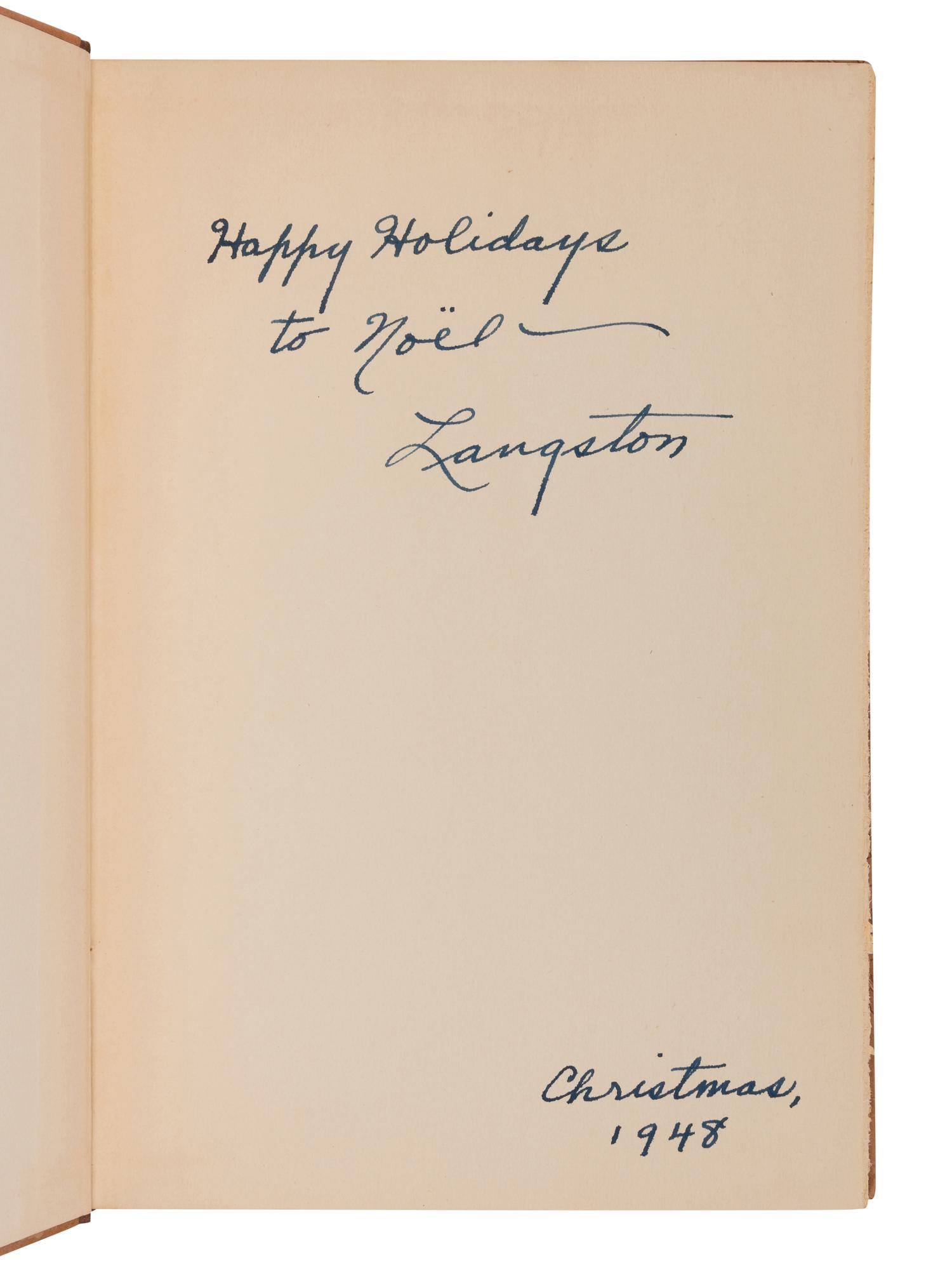 HUGHES, Langston, translator. GUILLÉN, Nicolás. Cuba Libre . Los Angeles: Anderson & Ritchie, The Ward Ritchie Press, 1948.