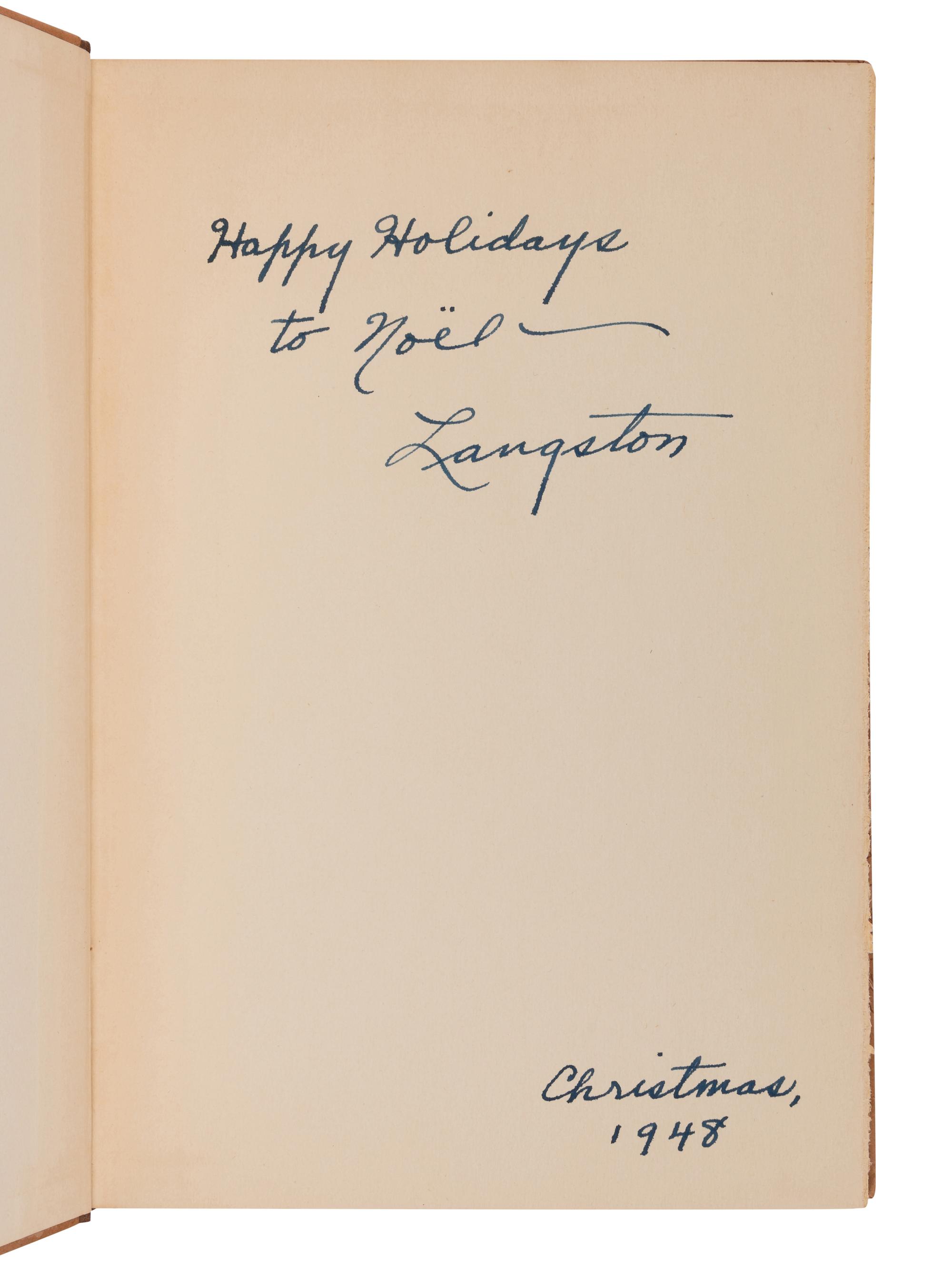 HUGHES, Langston, translator. GUILLÉN, Nicolás. Cuba Libre . Los Angeles: Anderson & Ritchie, The Ward Ritchie Press, 1948.