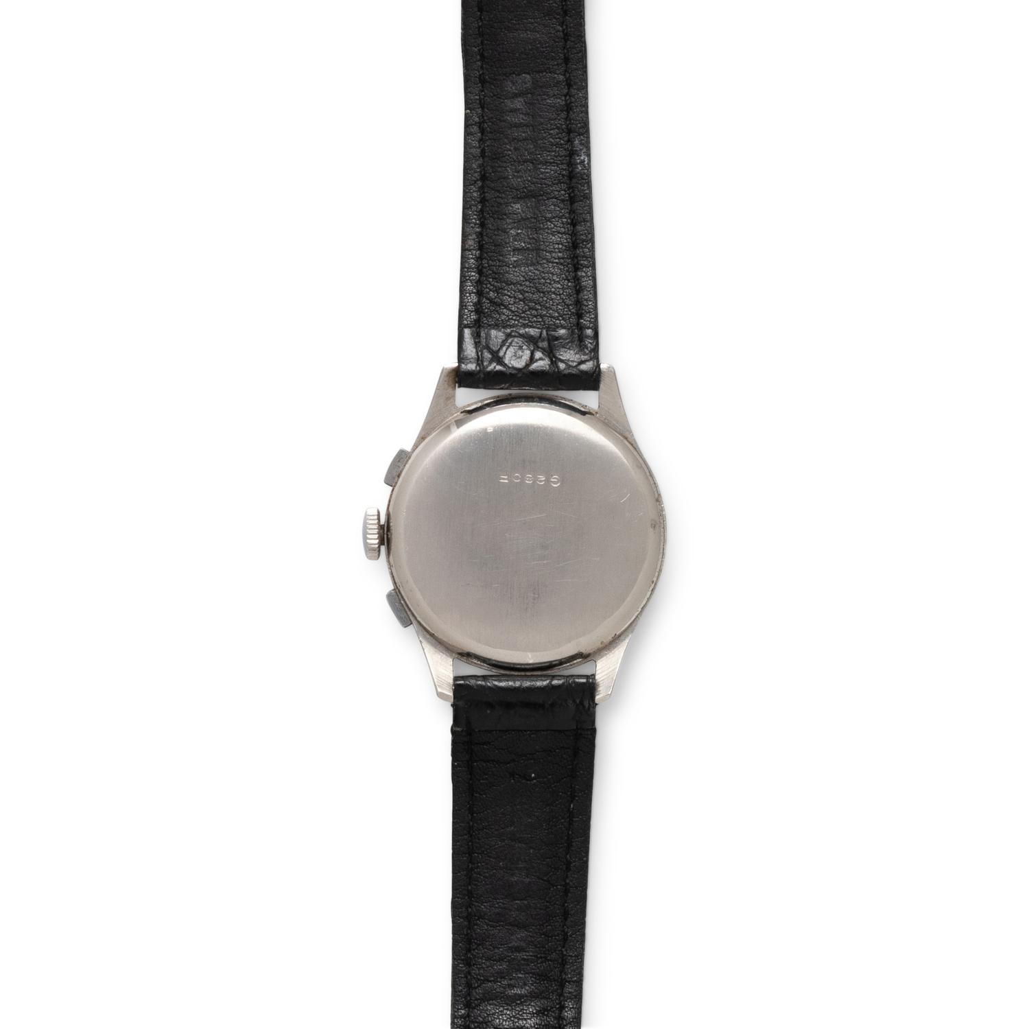 BENRUS, STAINLESS STEEL 'SKY CHIEF' CHRONOGRAPH WATCH