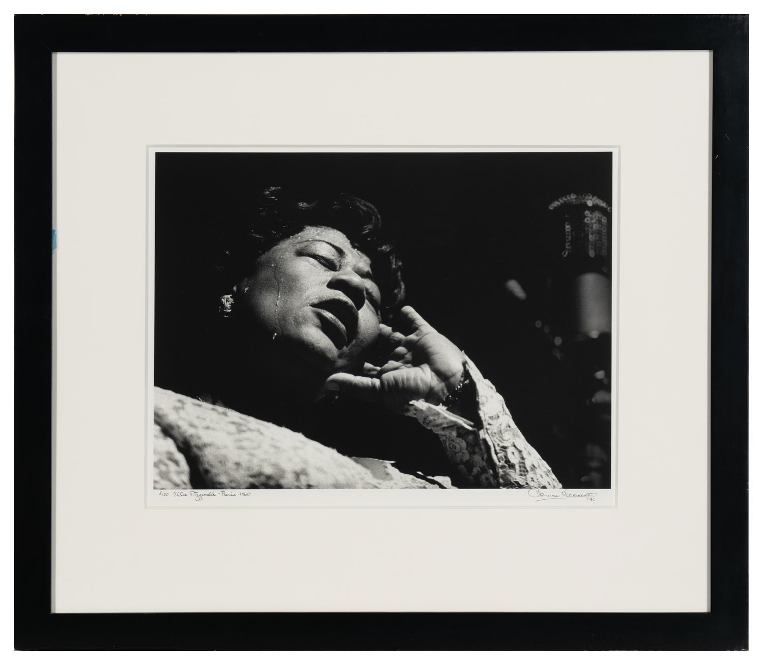 Herman Leonard (1923-2010) Ella Fitzgerald, Paris, 1960