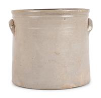 An A.O. Whittemore Cobalt Decorated Stoneware Two-Gallon Crock