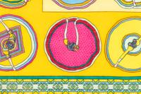 Three Hermès 70cm Cotton and Silk Scarves