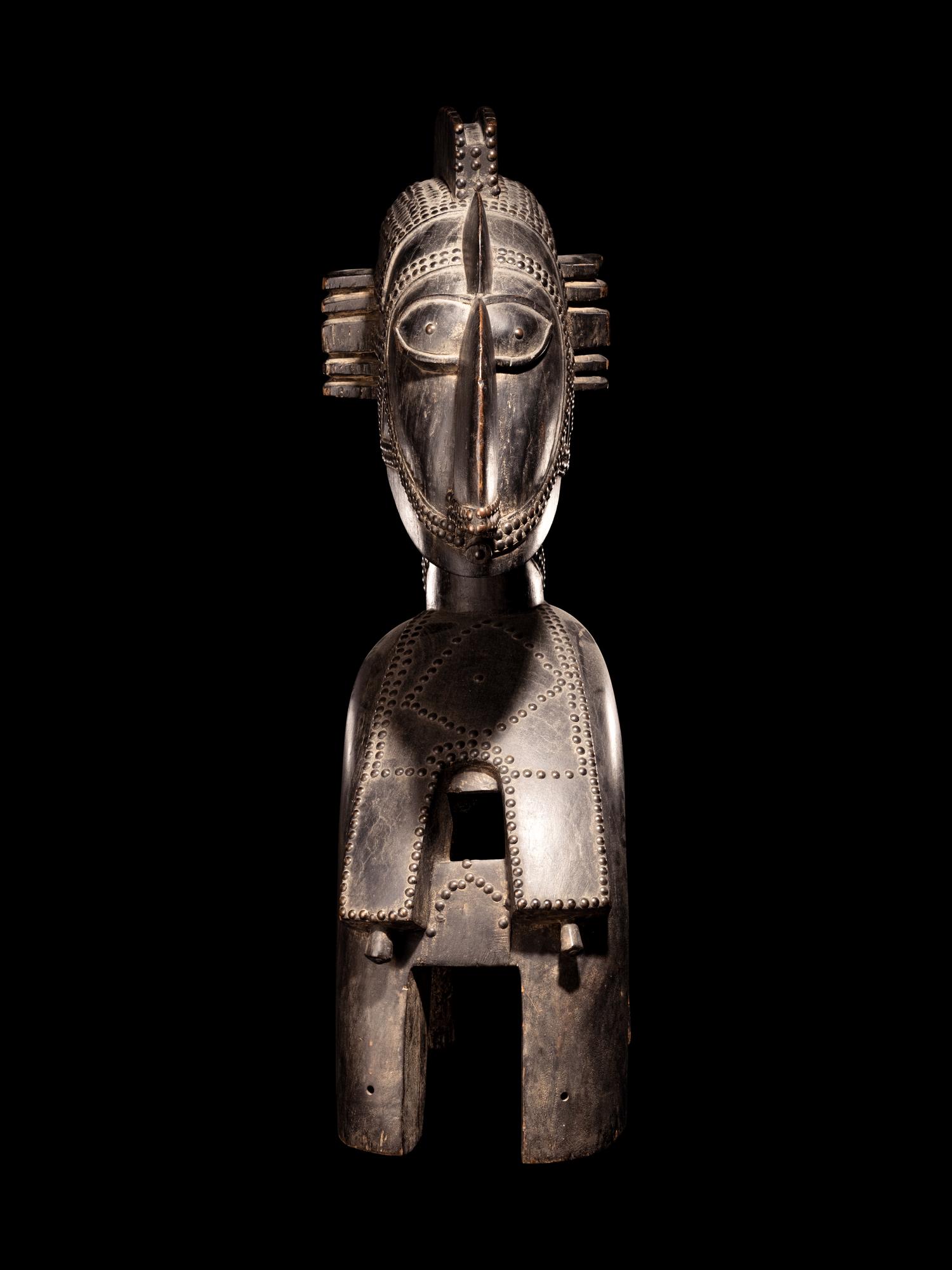 A Baga Wood Nimba Mask or Headdress