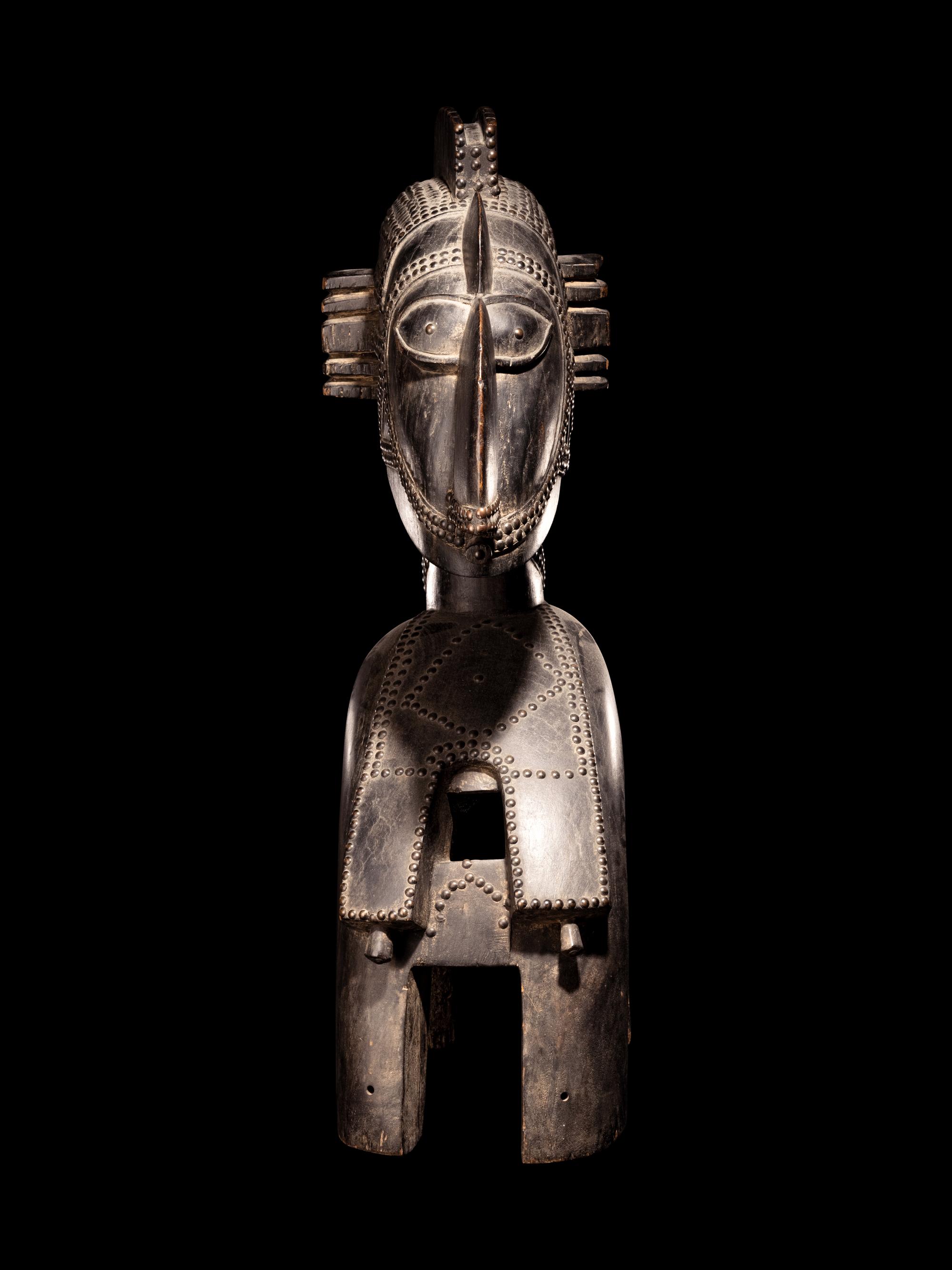 A Baga Wood Nimba Mask or Headdress