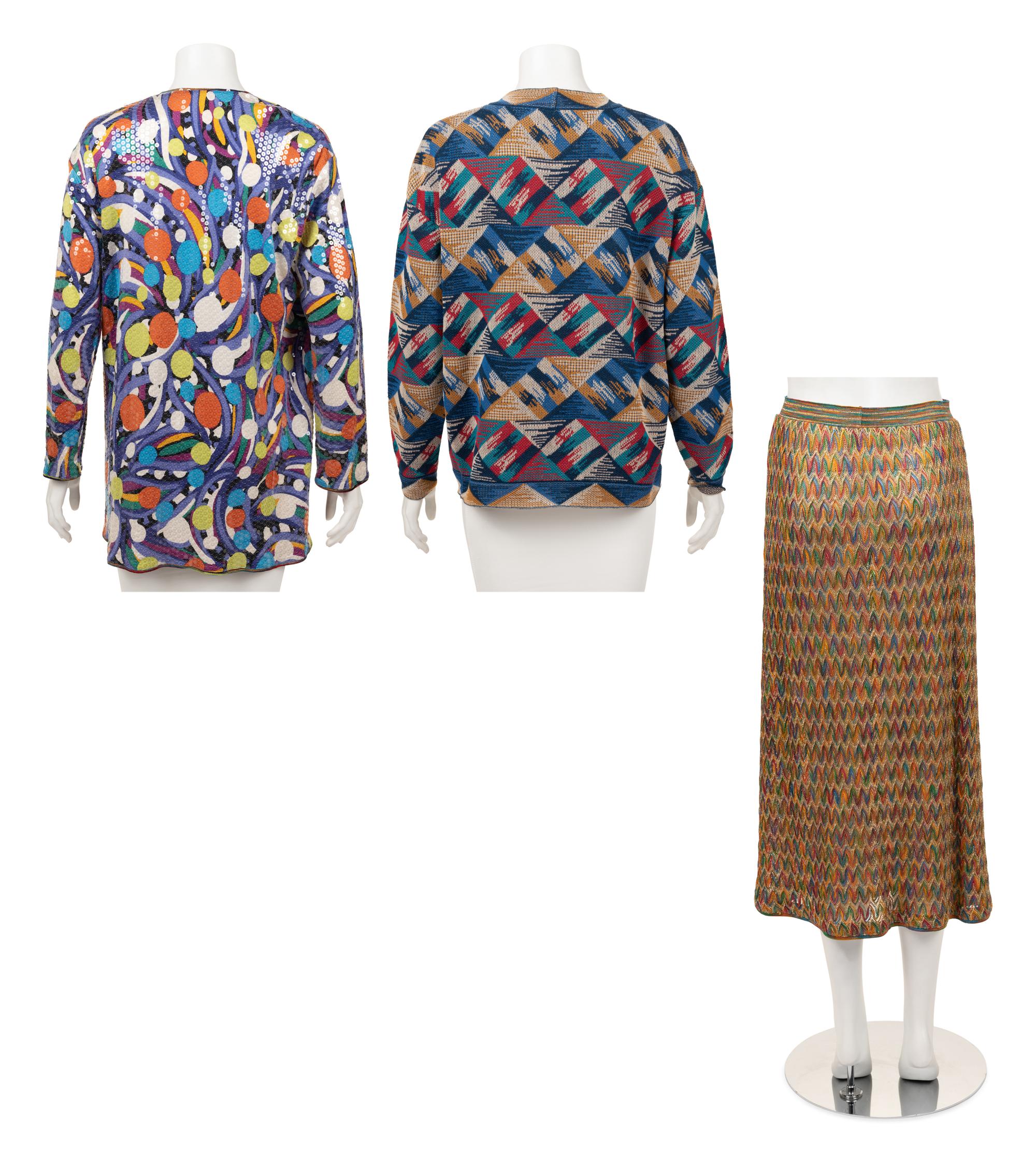 Collection of Seven Missoni Knit Pieces, 1990-2000s