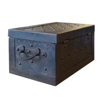 An Iron Lockbox 19.5" W x 12" D x 10" H — Italy
