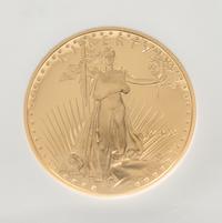 A United States 1990-P Eagle $25 Gold Proof