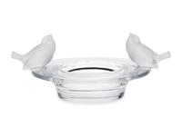 A Lalique Deux Moineaux Centerpiece