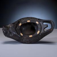 Carved Seal Lion Bowl
