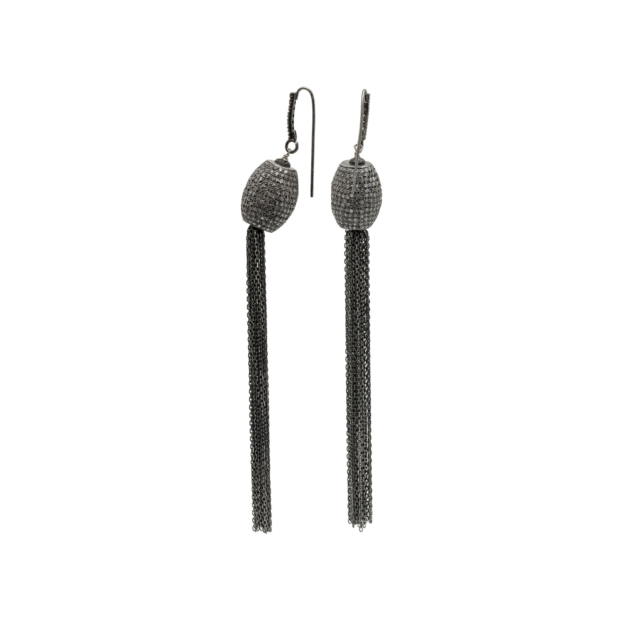 COLLECTION OF BLACK RHODIUM, GOLD, AND DIAMOND JEWELRY