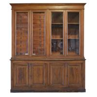 A Specimen Cabinet 89" W x 25" D x 104.5" H — Italy, Circa 1900