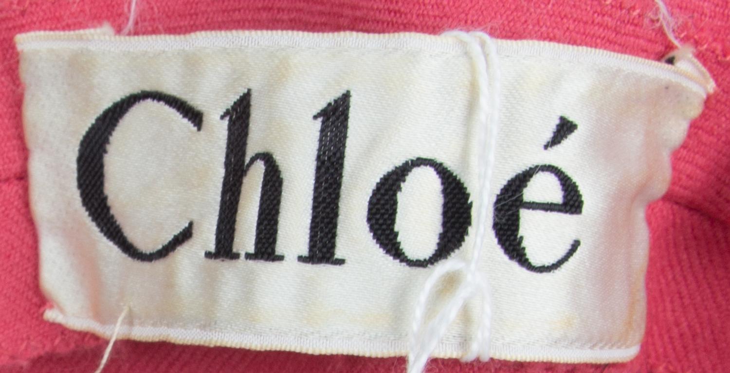 A Chloe Salmon Wool Tunic,