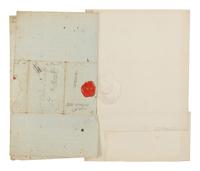 BURNS, Robert (1759-1796). Autograph letter signed ("Robt. Burns"), to Frances Dunlop (addressed as "Mrs. Dunlop"), Mauchline, 2 August 1788.