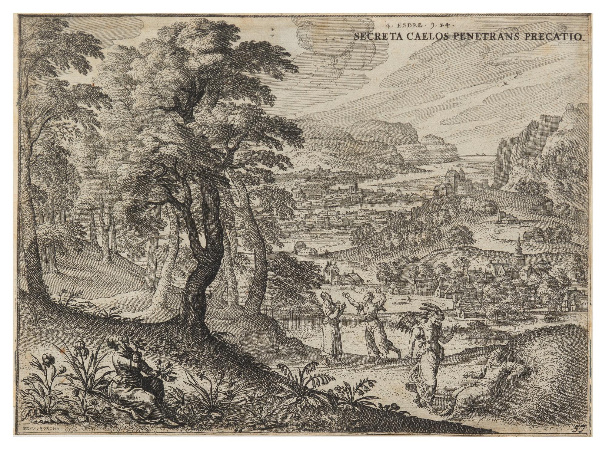 Peter van der Borcht, (Flemish, 1545-1608), Secreta caelos penetrans precatio