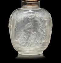 Four Chinese Hardstone Snuff Bottles