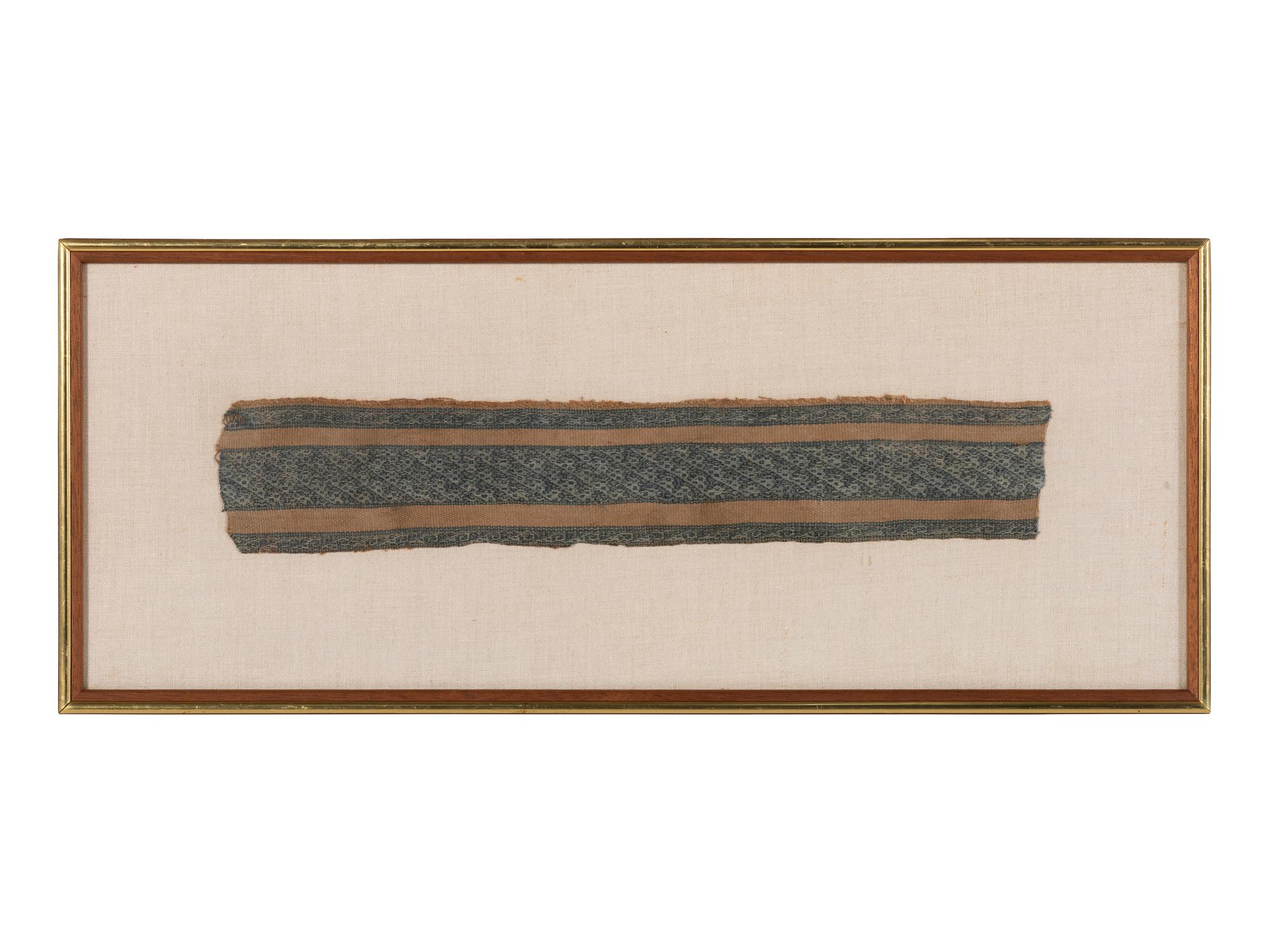 Four Peruvian Woven Cotton and Wool Textile Fragments