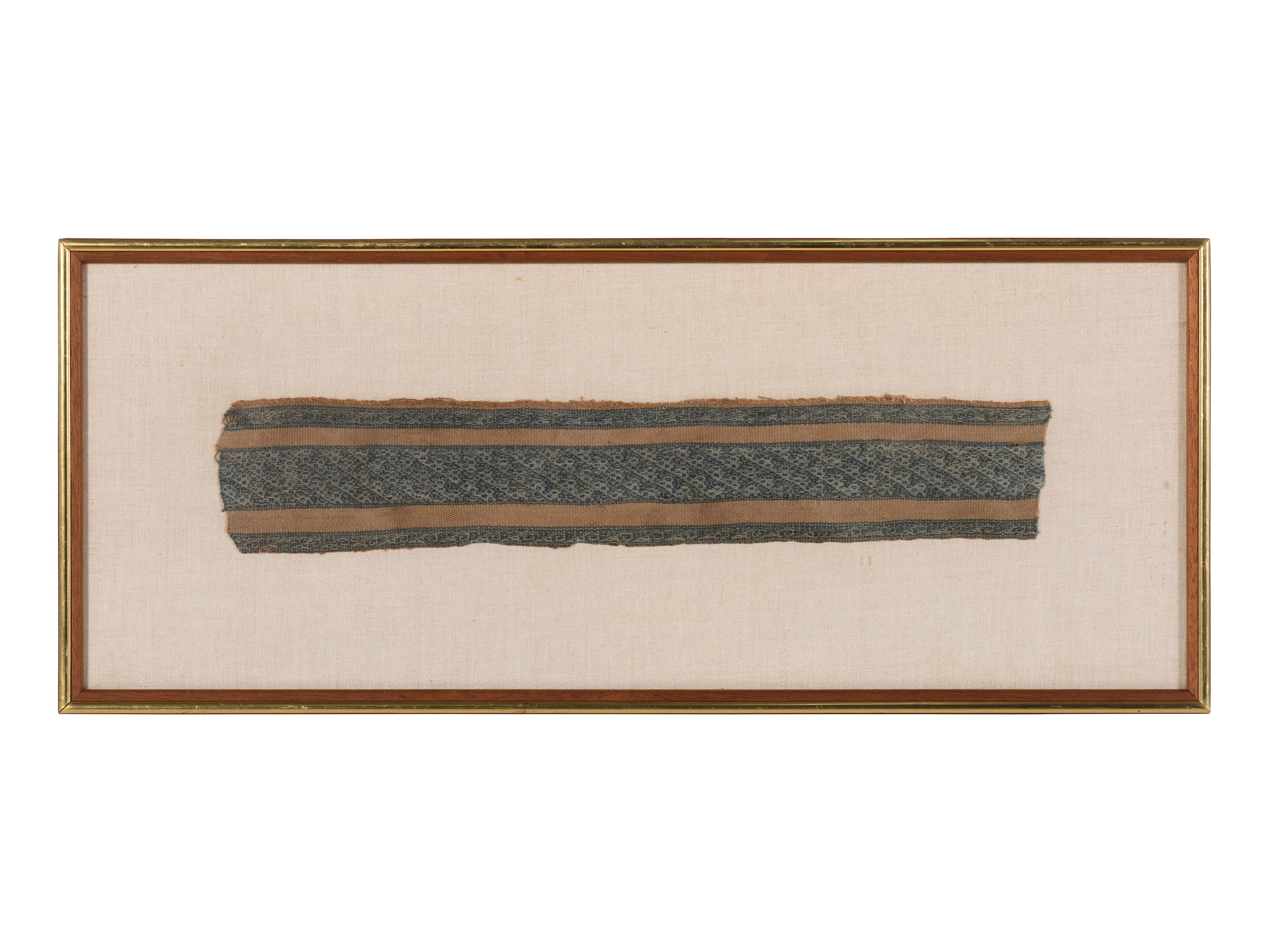 Four Peruvian Woven Cotton and Wool Textile Fragments