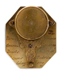 A French Brass Equinoctial Sundial