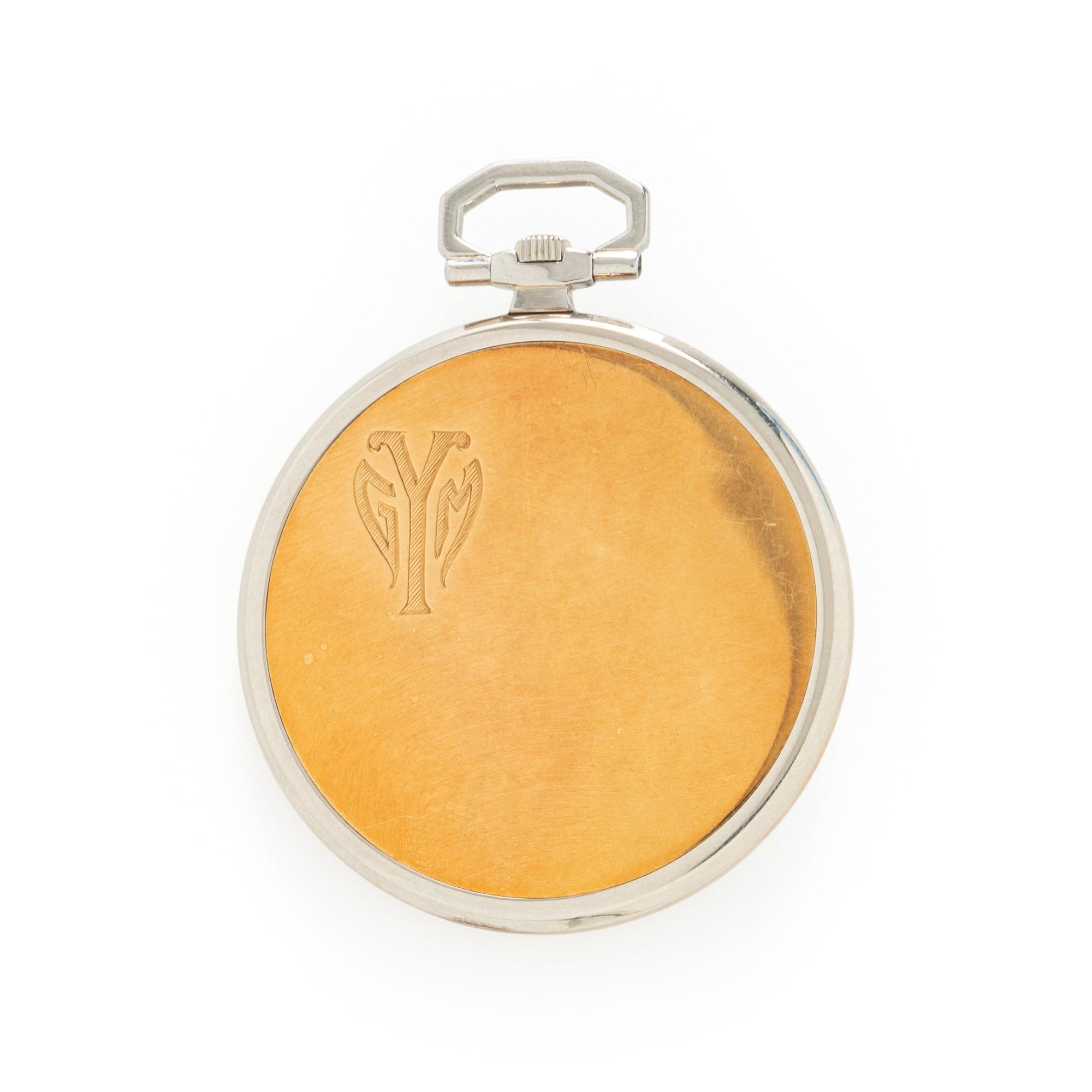 AUDMARS PIGUET, 18K BICOLOR GOLD POCKET WATCH