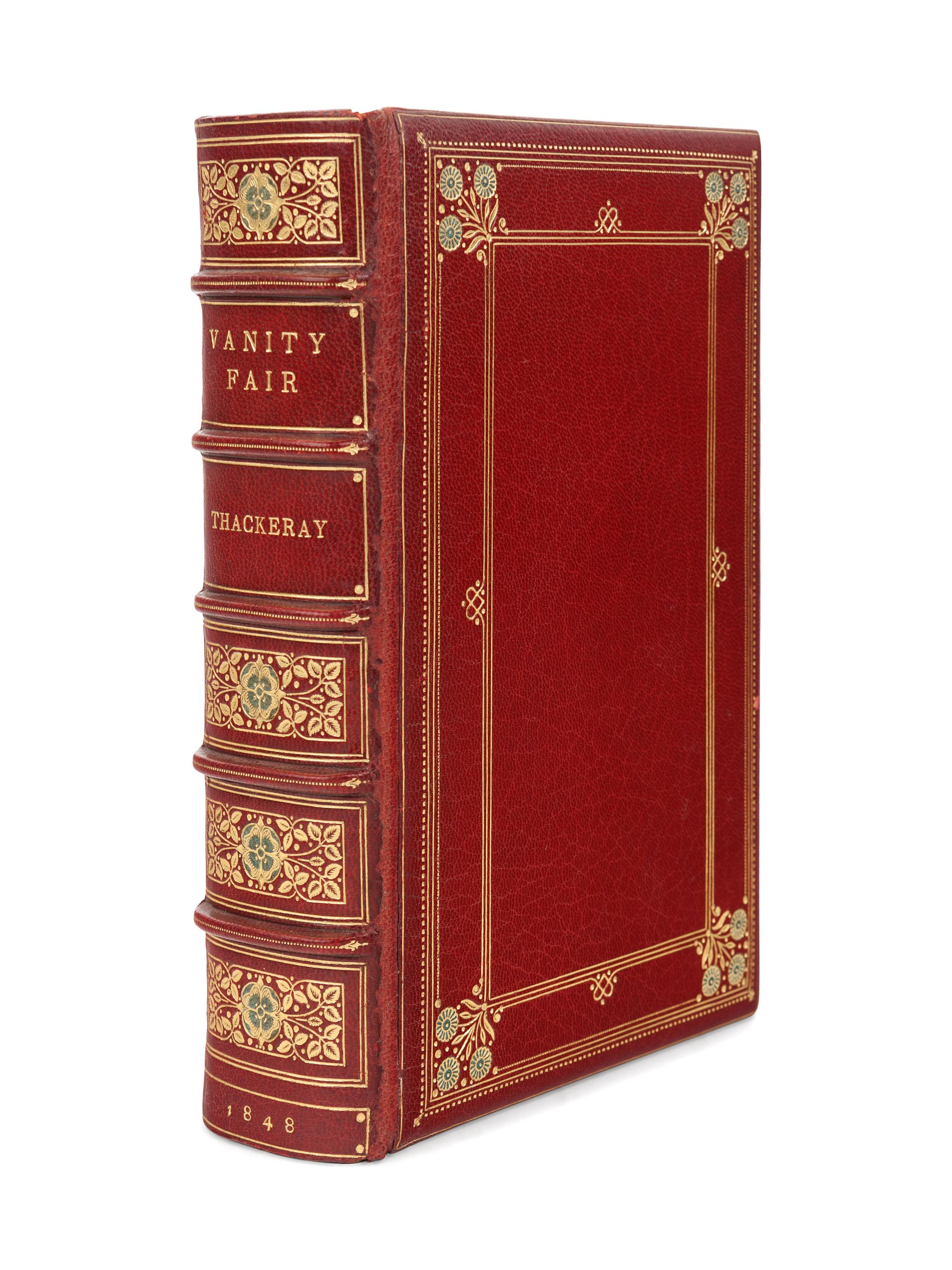 THACKERAY, William Makepeace (1811-1863). Vanity Fair . London: Bradbury & Evans, 1848.