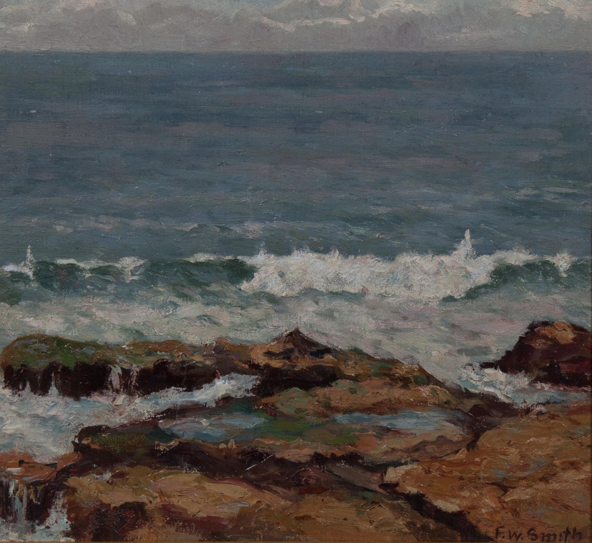 Frederick W. Smith, (American, b. 1885), Rocky Shoreline, Kennebunkport