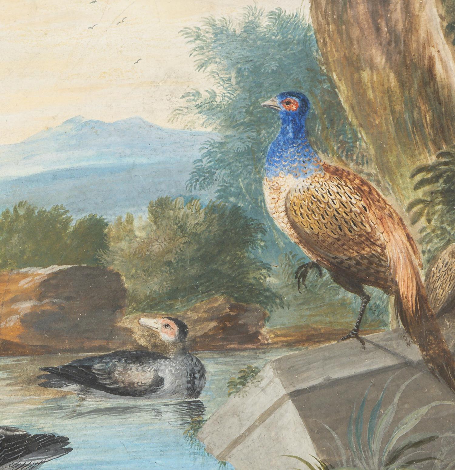 A Group of Three Continental Paintings