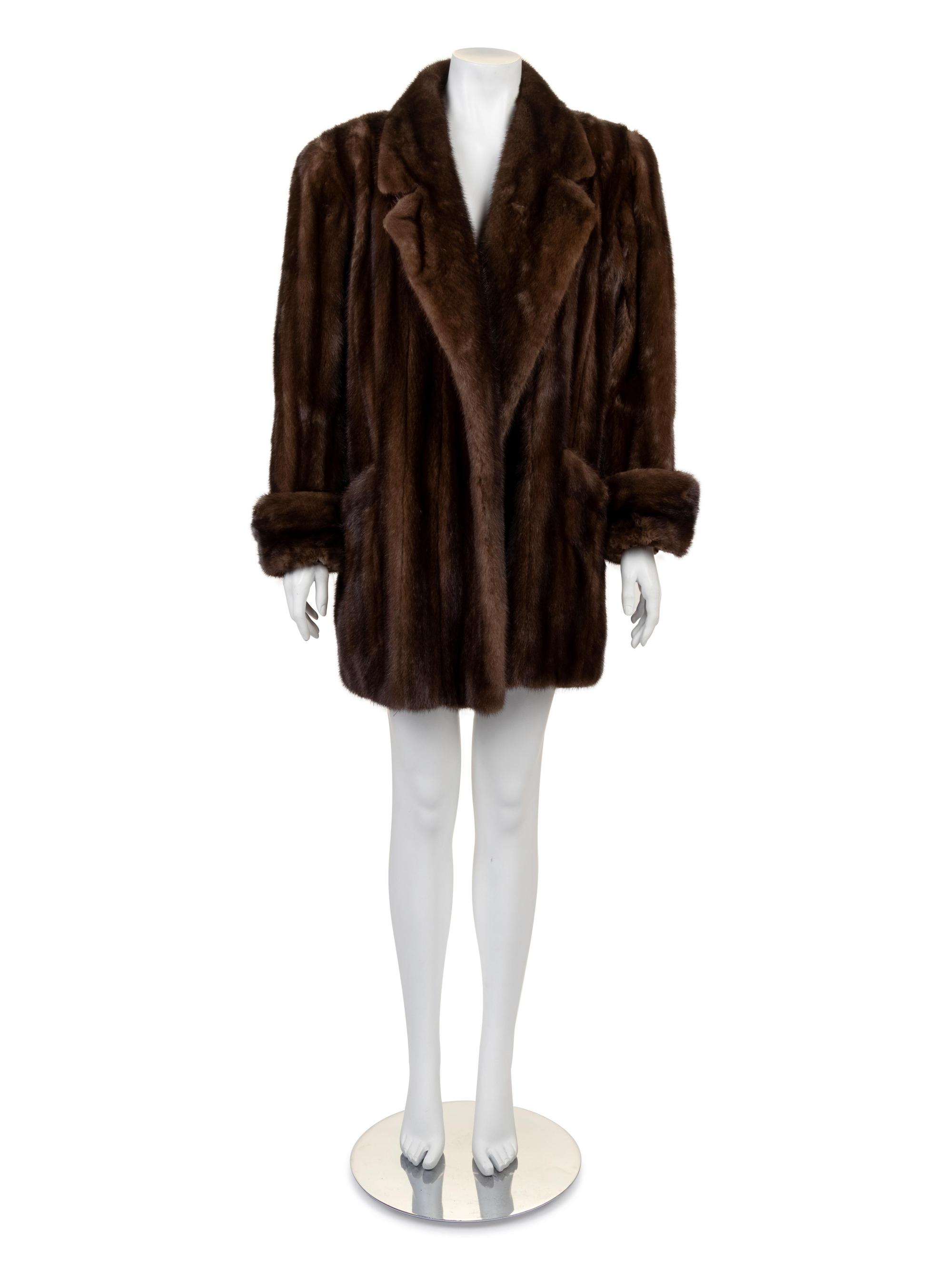 Yves Saint Laurent Mink Coat, 1980s
