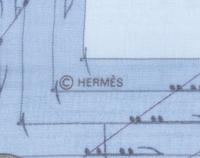 Three Hermès 90cm Silk Chiffon Scarves
