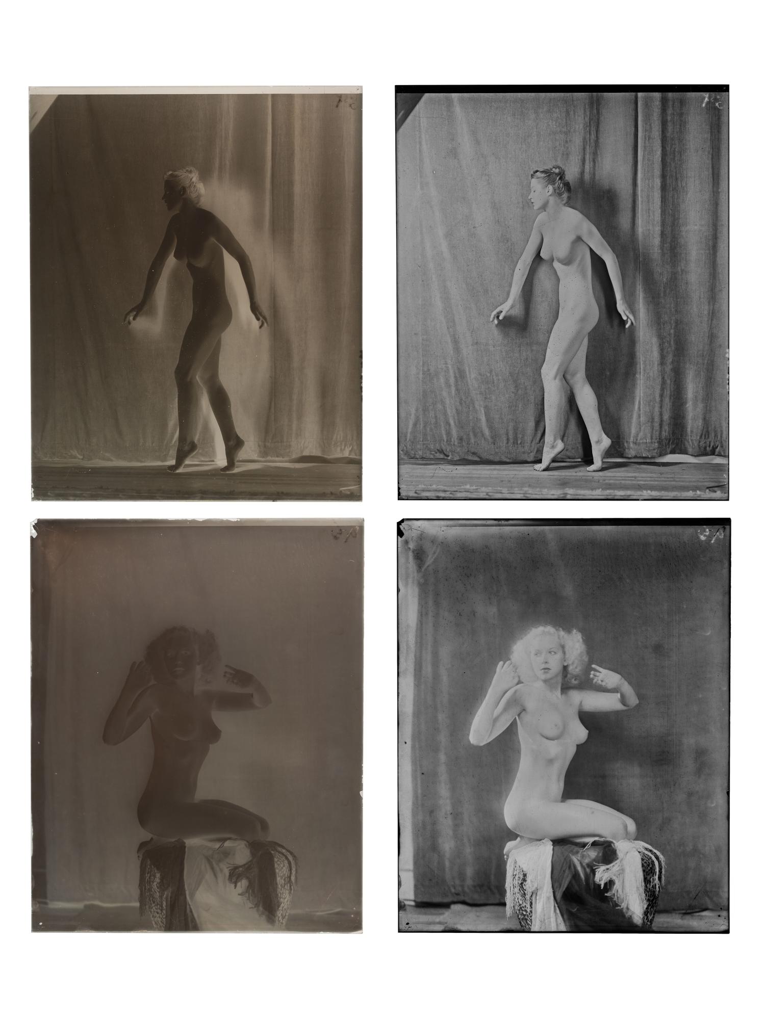 JOHNSTON, Alfred Cheney (1885-1971). Enchanting Beauty collection of memorabilia, incl. mockup, notes, glass plate negatives, and correspondence highlighted by Norman Rockwell ALS.