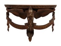 A Carved Wood Dove Wall Bracket