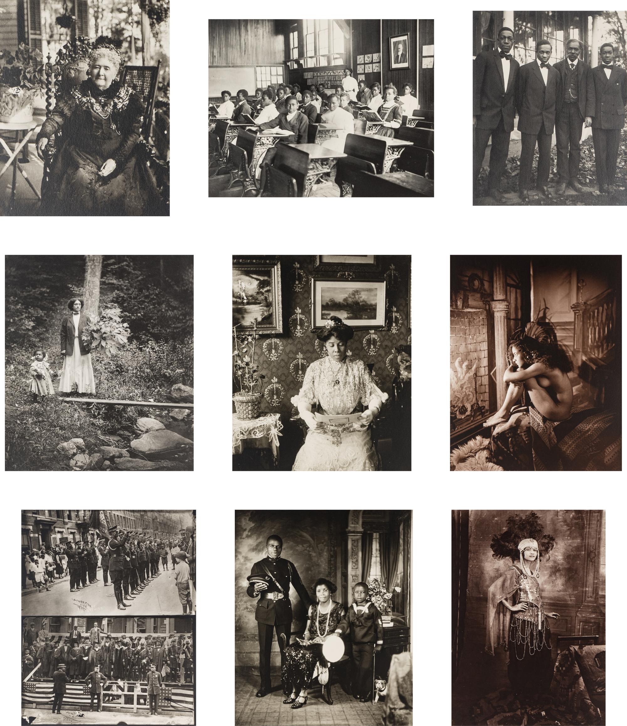 James Van Der Zee (1886-1983) "James Van Der Zee: Eighteen Photographs , 1905-1939"; and selected studio portraits