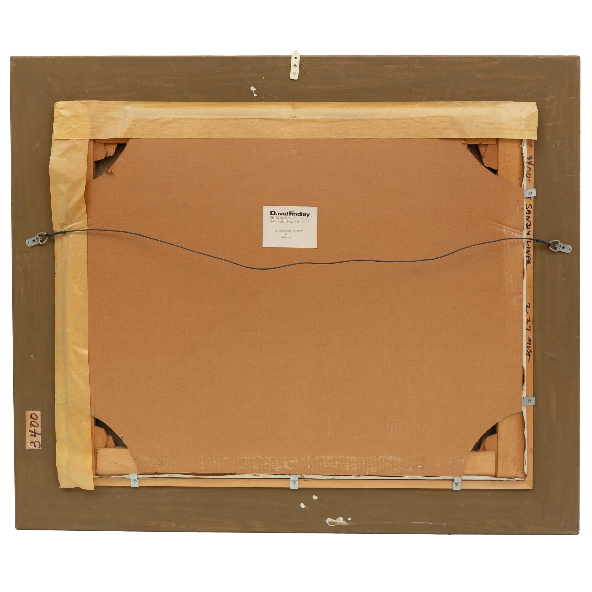 Roger Mühl (French, 1929-2008) — Village Haut-Rhinois