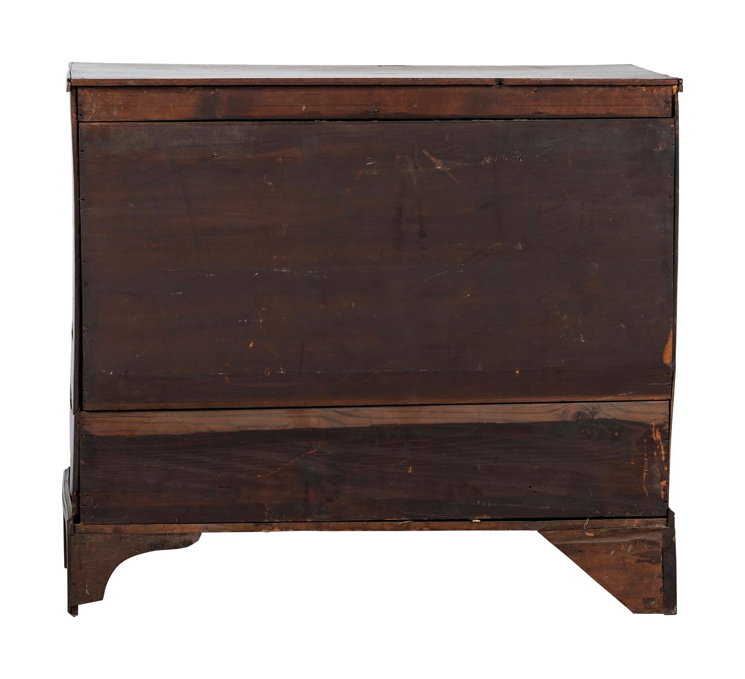 A Mahogany and Oak Chest of Drawers