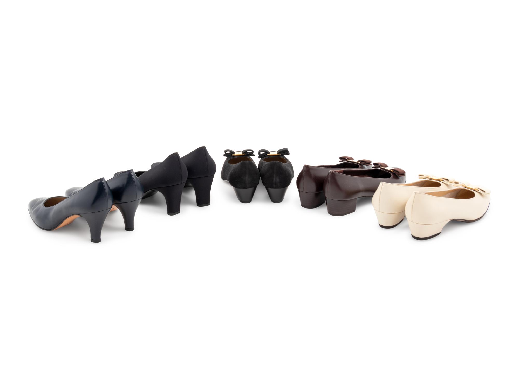 Nine Pairs of Salvatore Ferragamo Shoes, 1990-2010s
