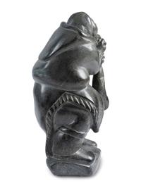 Soapstone Carving of Mother and Child