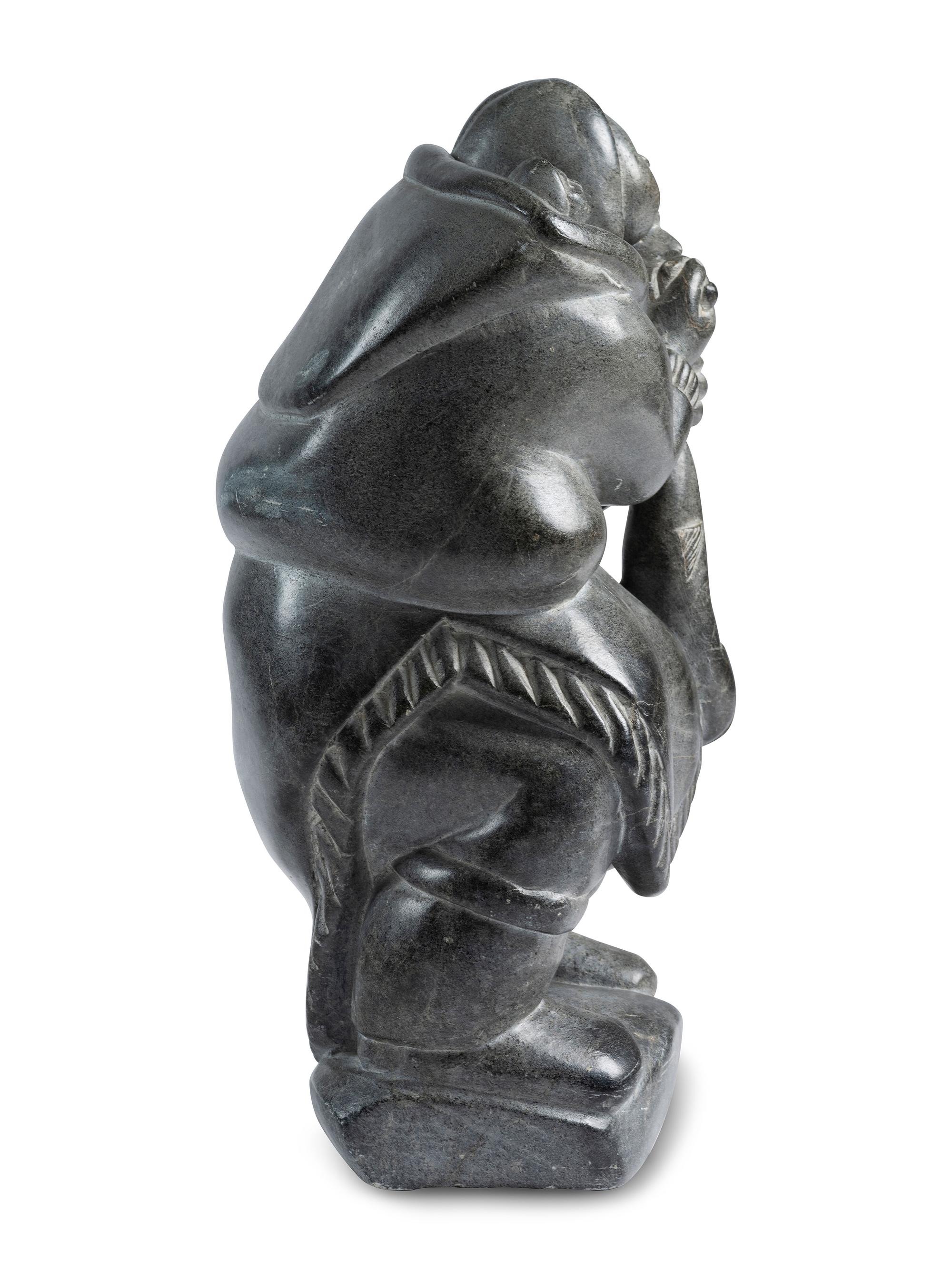 Soapstone Carving of Mother and Child