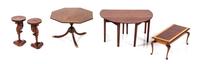 Five Furniture Articles Height of tallest 2 1/2 inches. — Various Makers