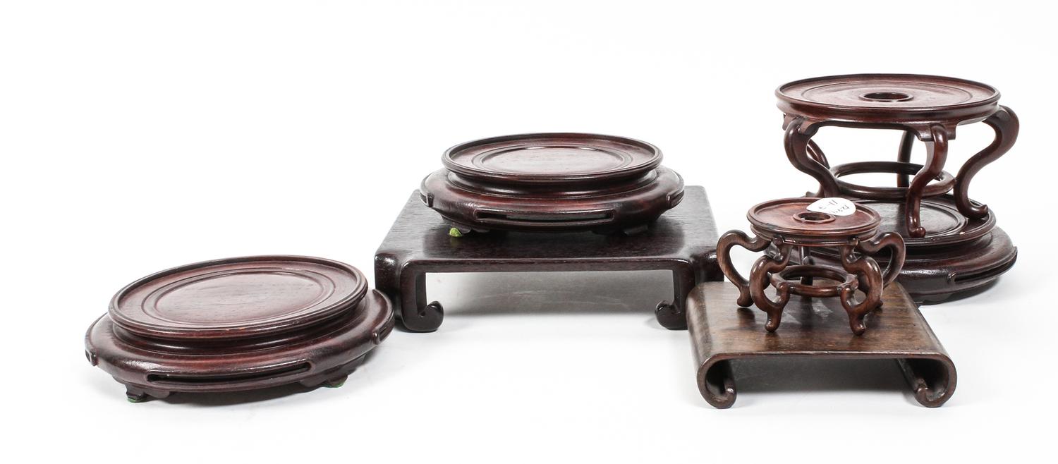 A Collection of Chinese Hardwood Stands