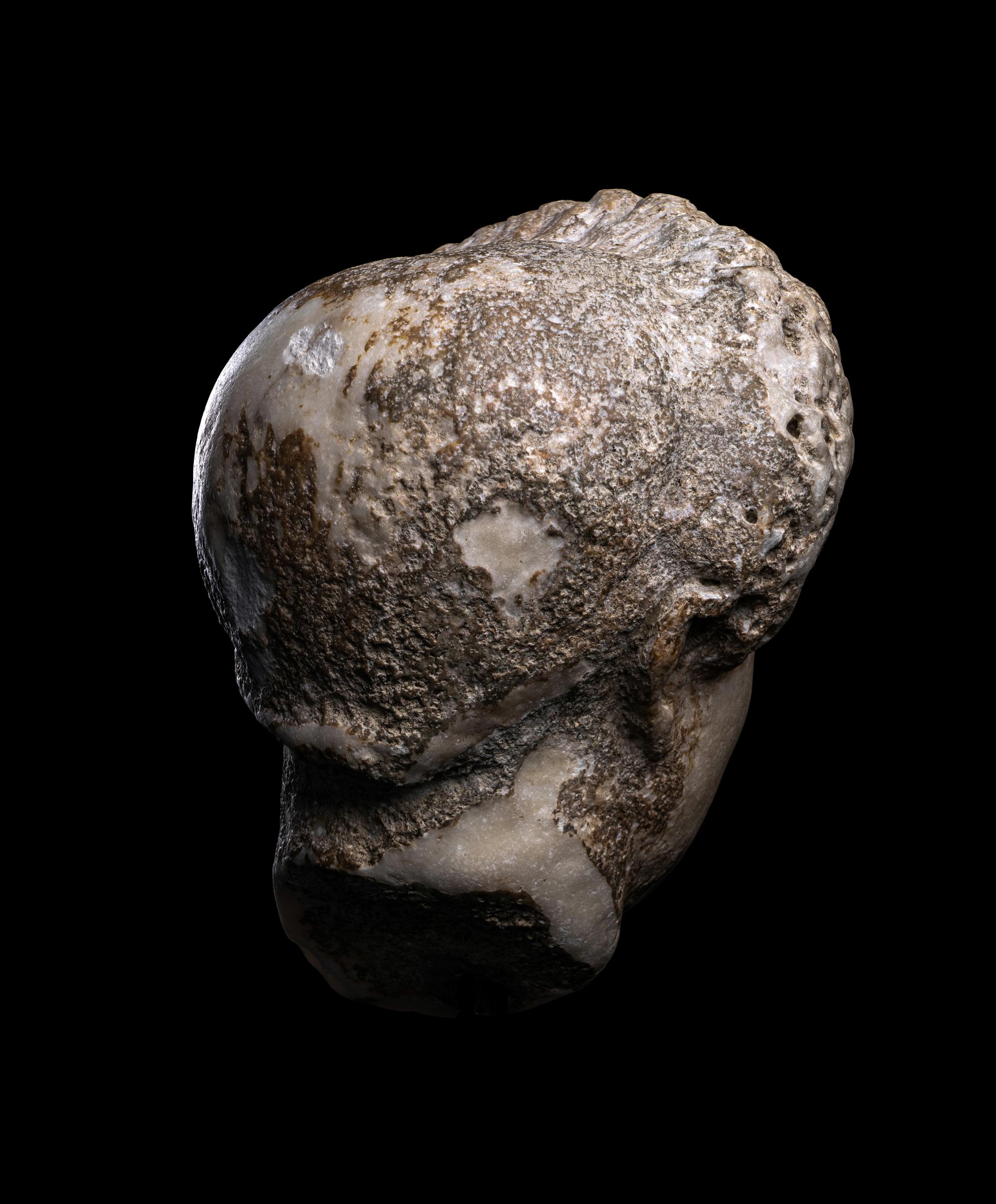 A Roman Marble Portrait Head of Julia Titi
