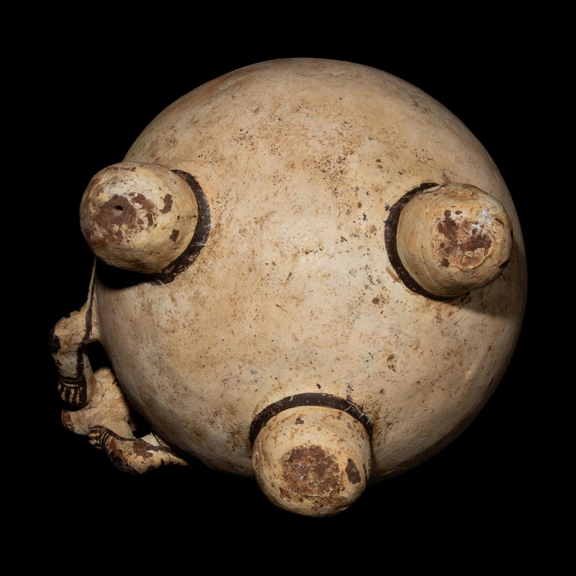 A Nicoya Polychrome Effigy Vessel