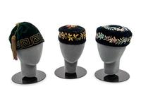 Collection of Five Men's Smoking Caps, Mid 19th Century
