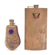 Two American Silver Flasks