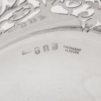 A Set of Four Scottish Edwardian Silver Reticulated Bowls