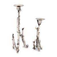 Patrick Mavros (London and Harare, Zimbabwe, Est. 1978) — Two Bamboo-Form Candlesticks, 2002