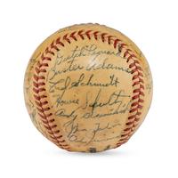 A 1947 Philadelphia Phillies Team Signed Autograph Baseball (PSA Letter of Authenticity)