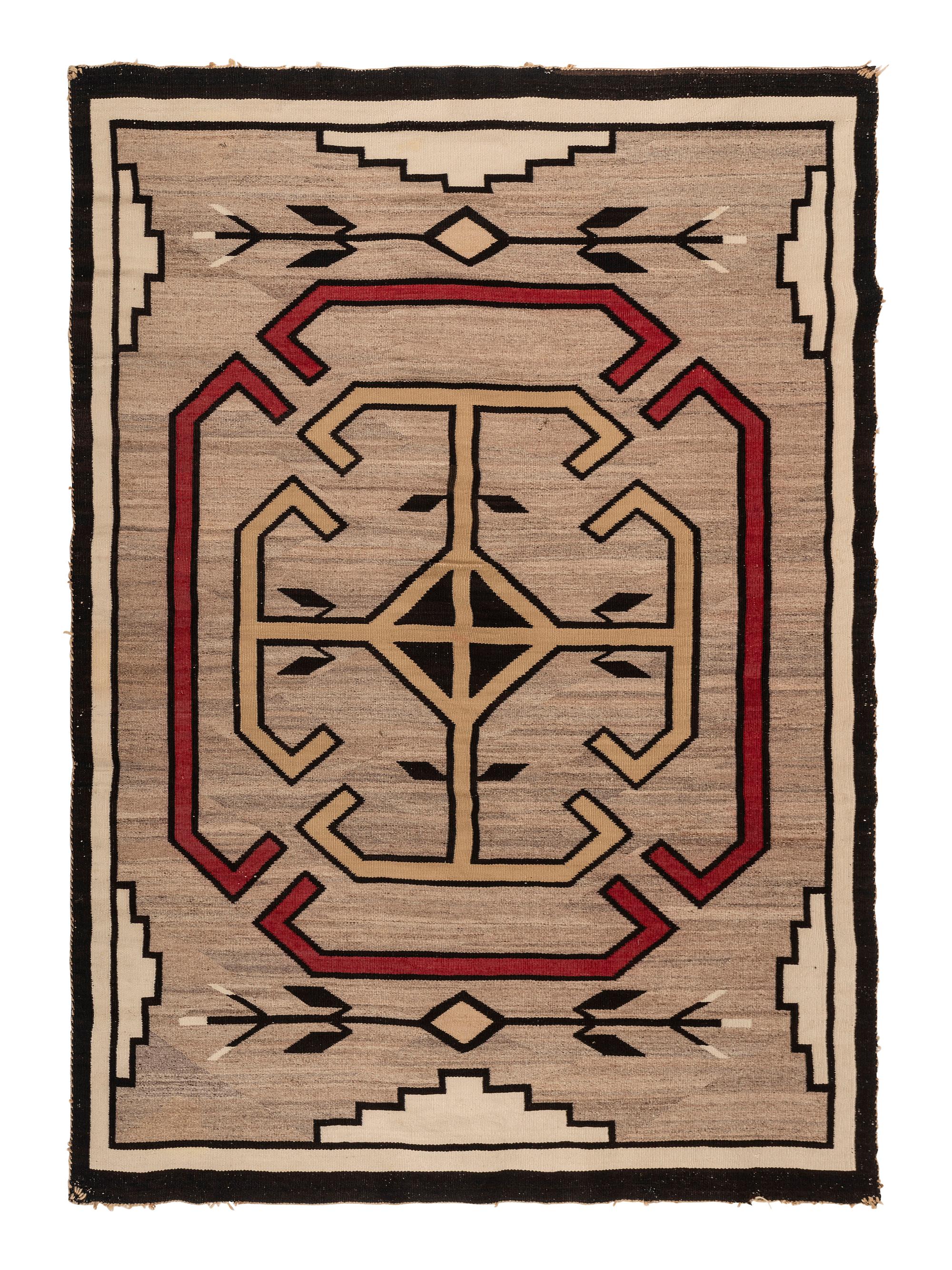 Navajo Crystal Pattern Weaving / Rug
