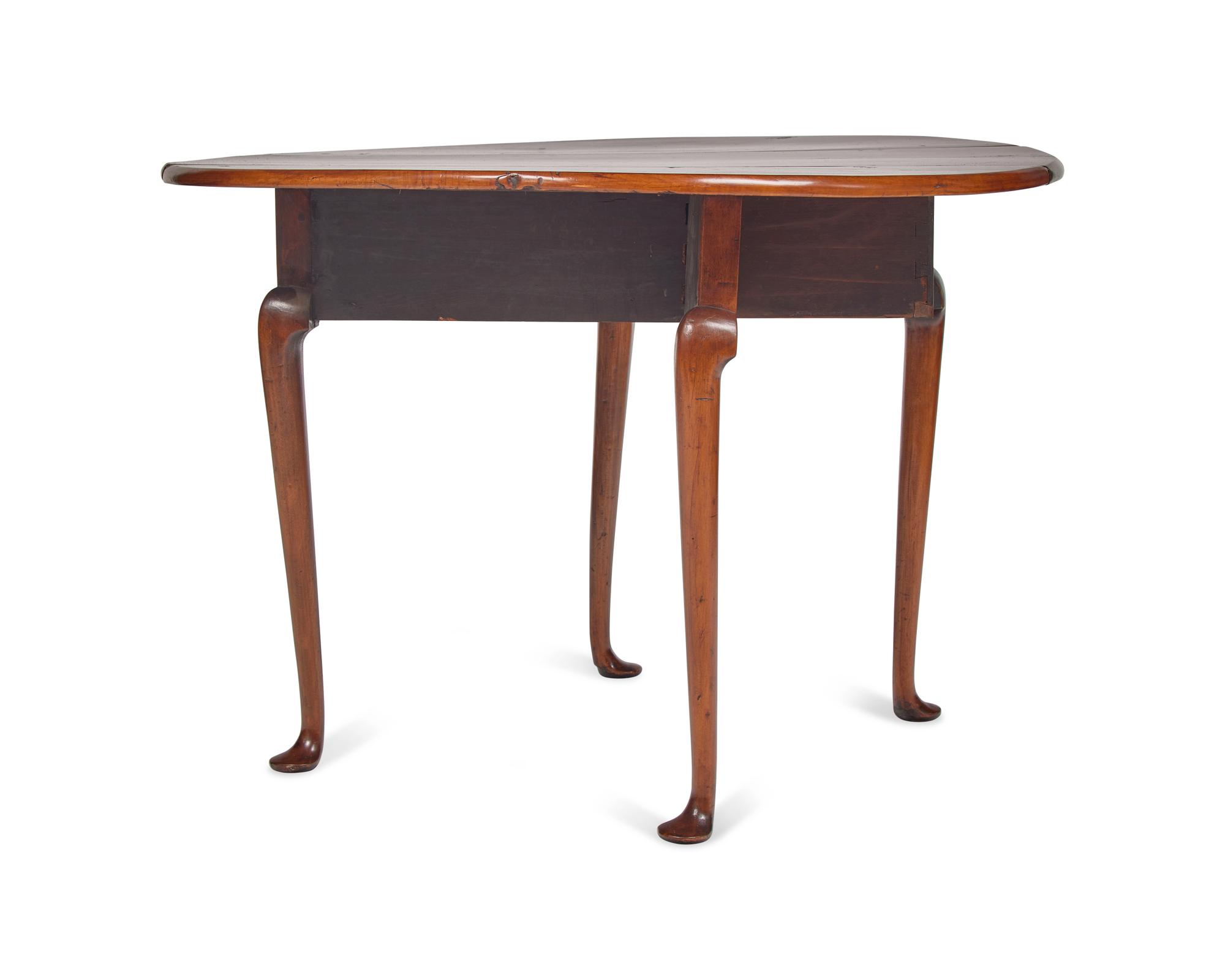 A Queen Anne Cherrywood Drop-Leaf Table